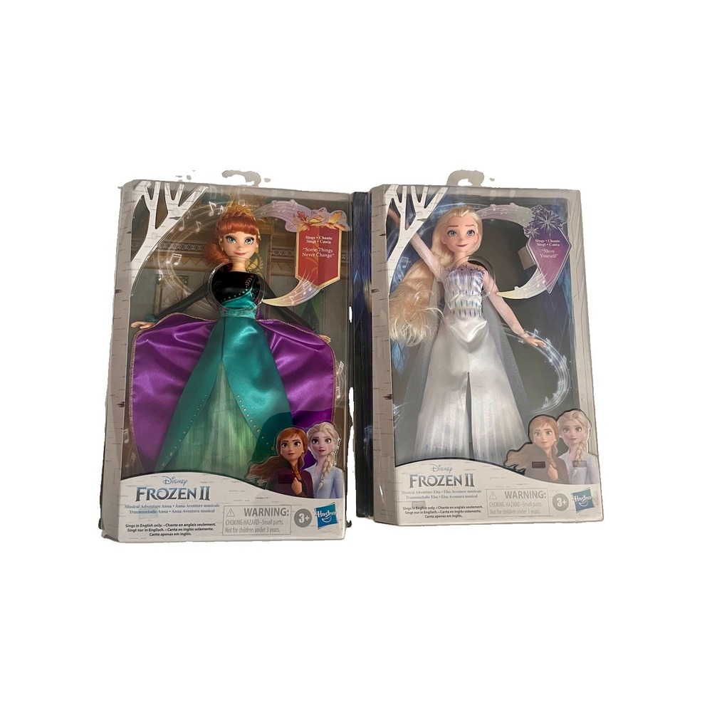 Disney Frozen II Musical Adventure Elsa And Anna Singing Doll Hasbro New